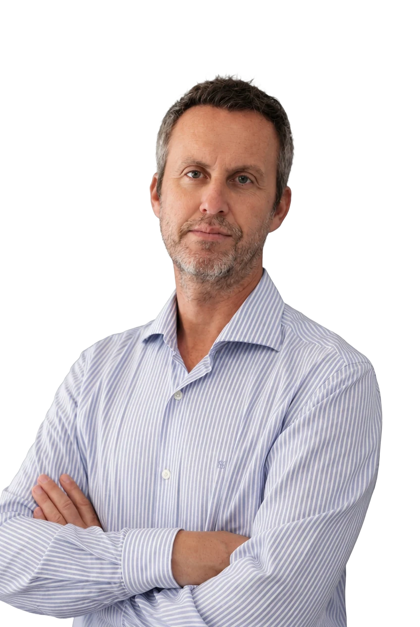 Retrato de Alberto Rodríguez, Director General de Golden Flights